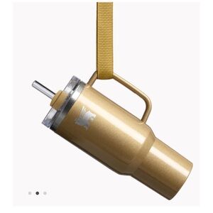 Stanley Gold Tumbler Ornament Keychains